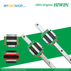 รางนำเชิงเส้น HIWIN ดั้งเดิม 2Pcs HGR25 1000mm กับ 4Pcs HGW25CC ตัวเลื่อนเชิงเส้น