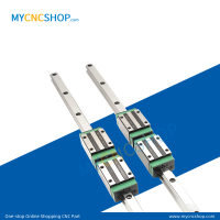 ราง HGR20 ขนาด 1,000 มม. 2 ชิ้นพร้อมบล็อก HGH20CA 4 ชิ้น