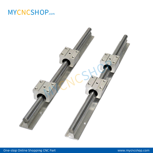 2Pcs SBR13 350mm 13.78in with 4Pcs SBR13UU Blocks